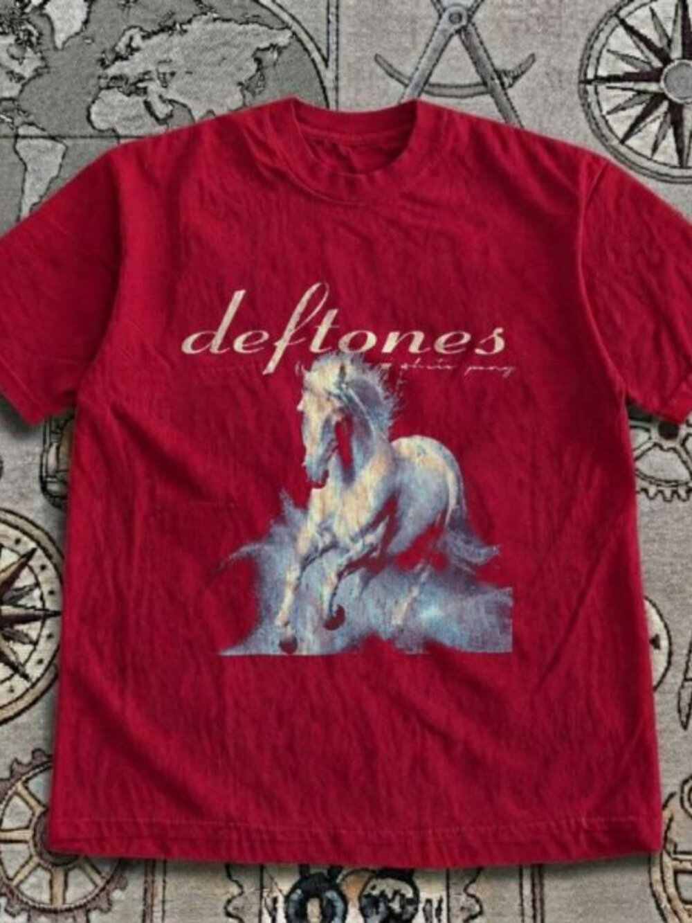 Deftones White Pony Red T-shirt